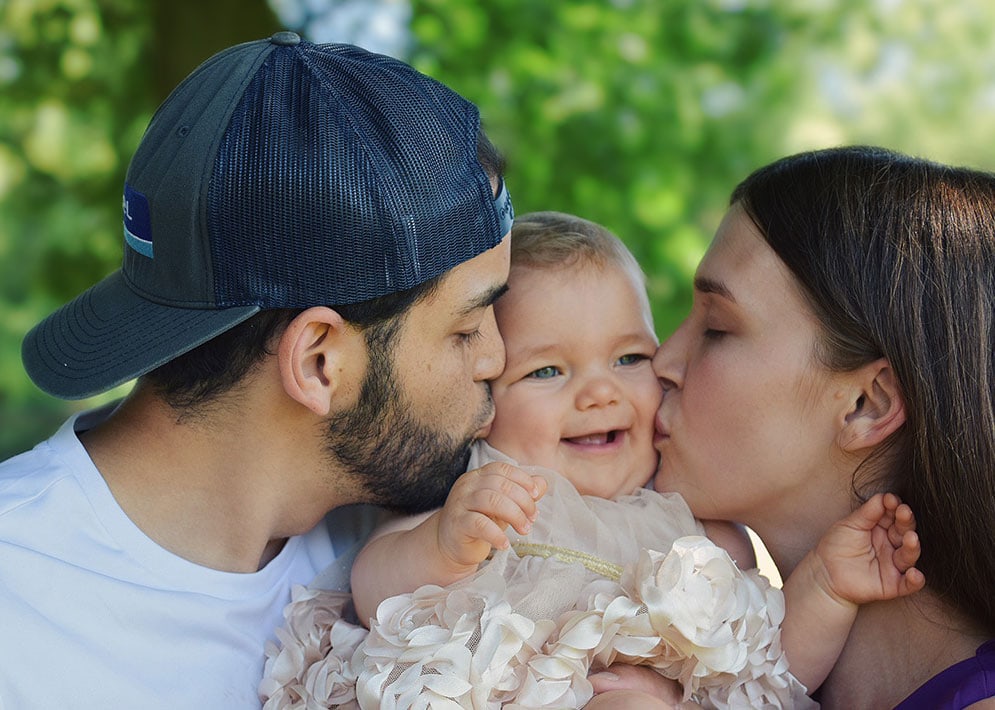 parents with a child
