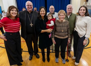 Christmas Eve at the Catholic Charities Teen Center in Dorchester