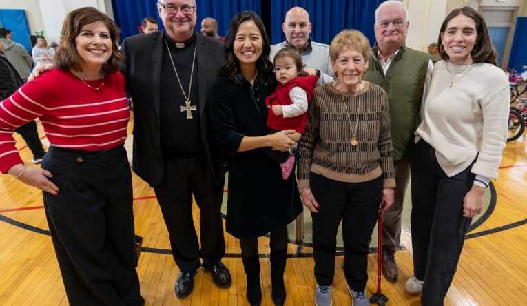Christmas Eve at the Catholic Charities Teen Center in Dorchester